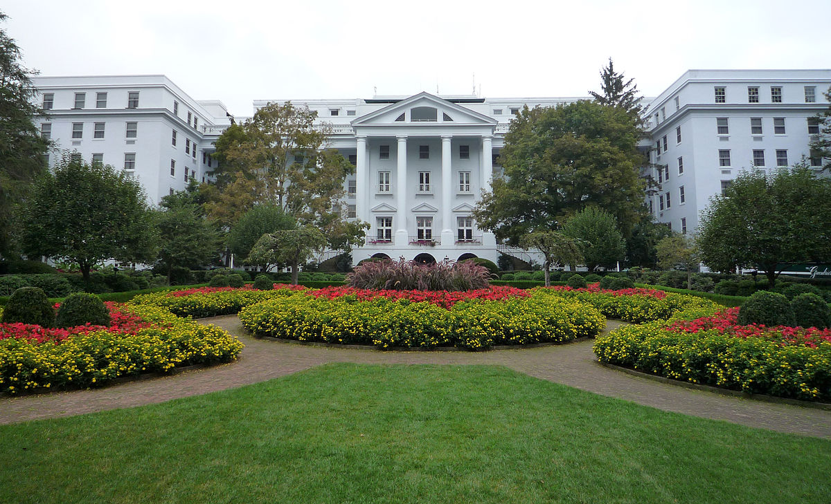 Greenbrier resort in West Virginia. America's resort.